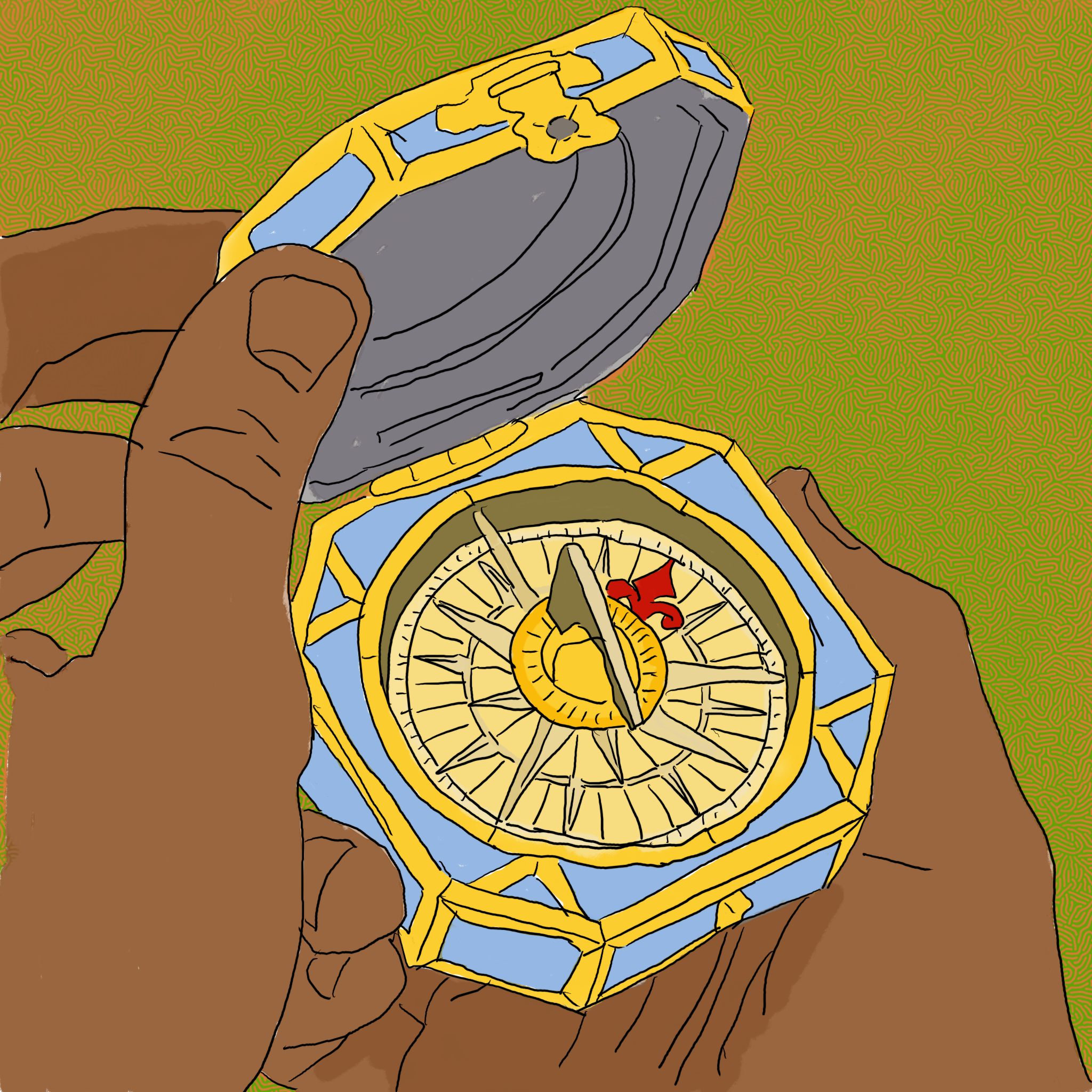 Compass drawing