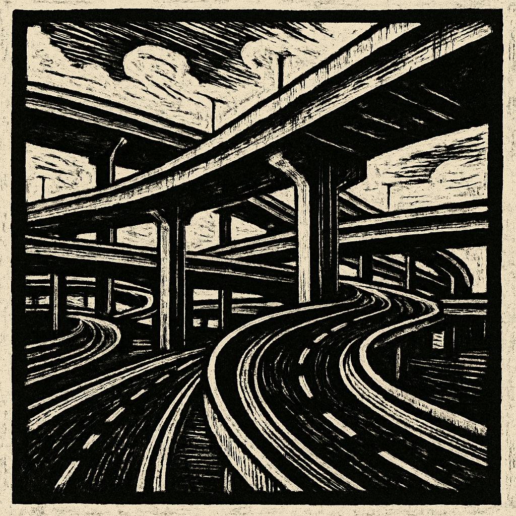 Highway drawing